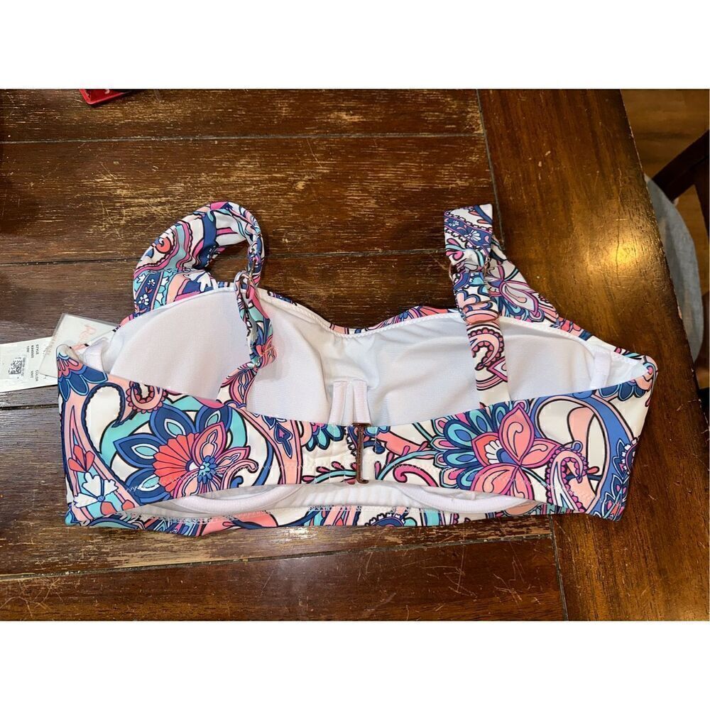 RAISINS CURVE Trendy Plus Size Jamaica Underwire Bikini Top - Picture 3 of 6